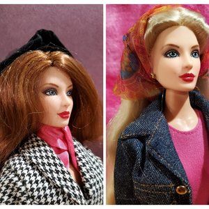TWO Elle Dolls "City Chic & Trend Watch" - DISPLAYED ONLY